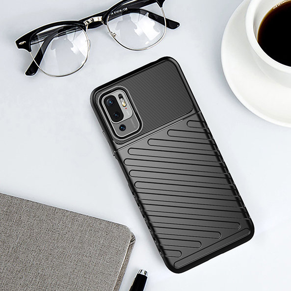 Pokrowiec Thunder Case czarny Xiaomi POCO M3 Pro / 11