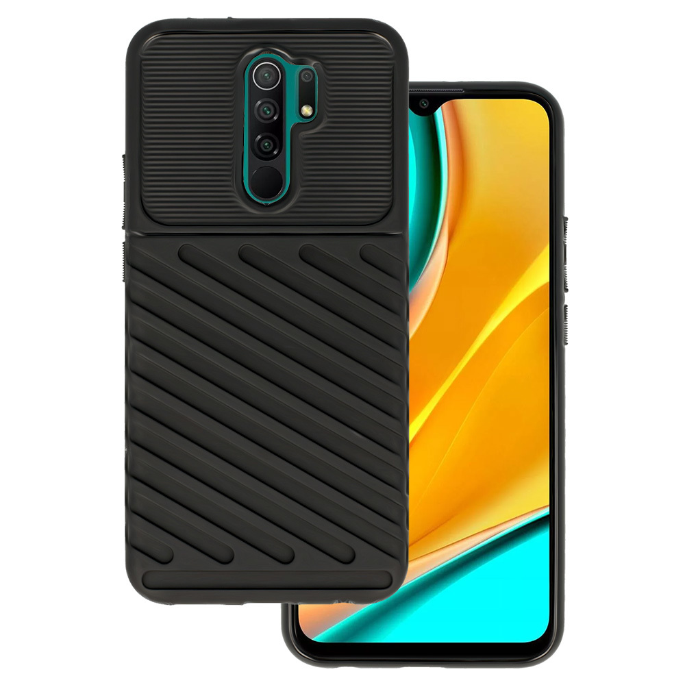 Pokrowiec Thunder Case czarny Xiaomi Redmi 9