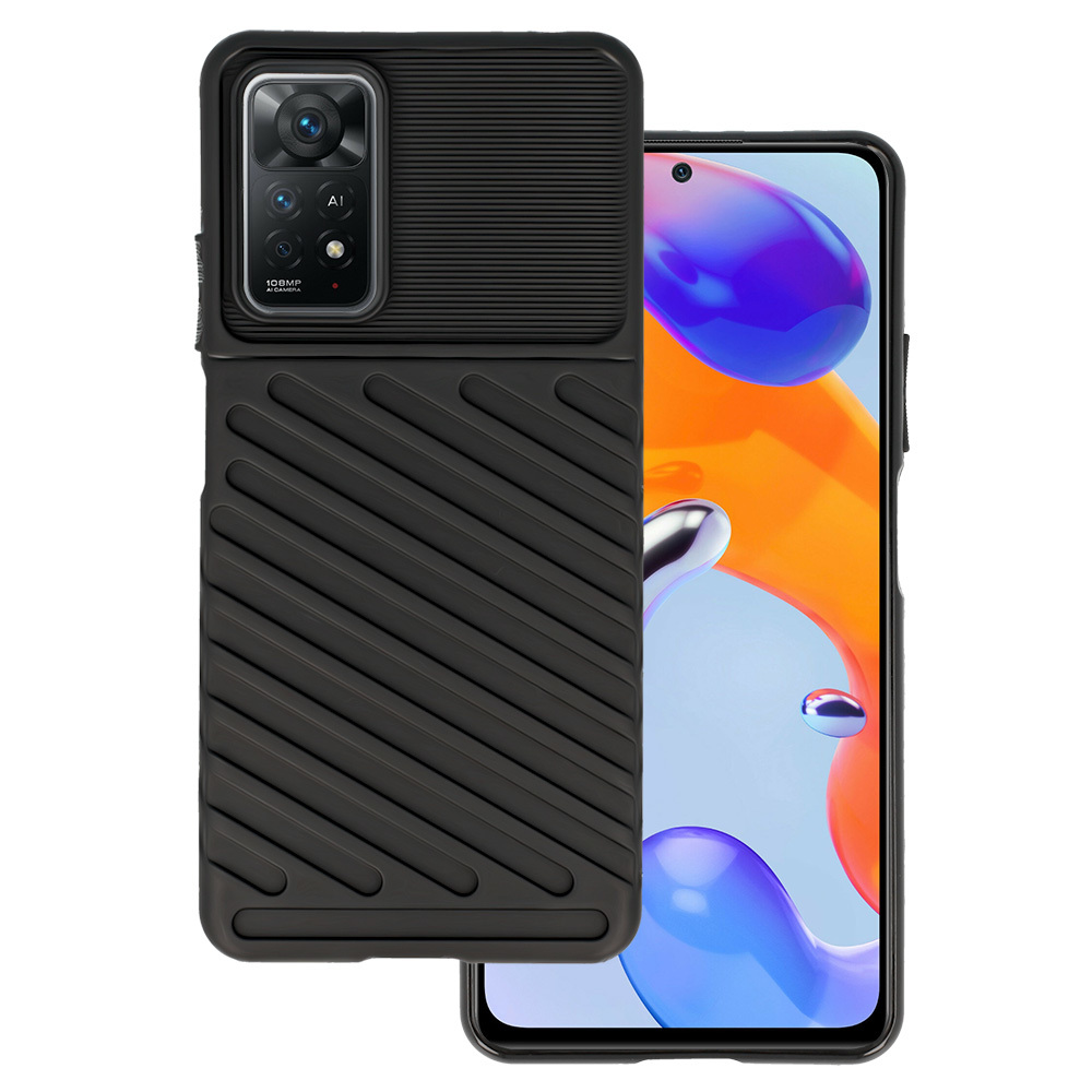 Pokrowiec Thunder Case czarny Xiaomi Redmi Note 11 Pro 5G