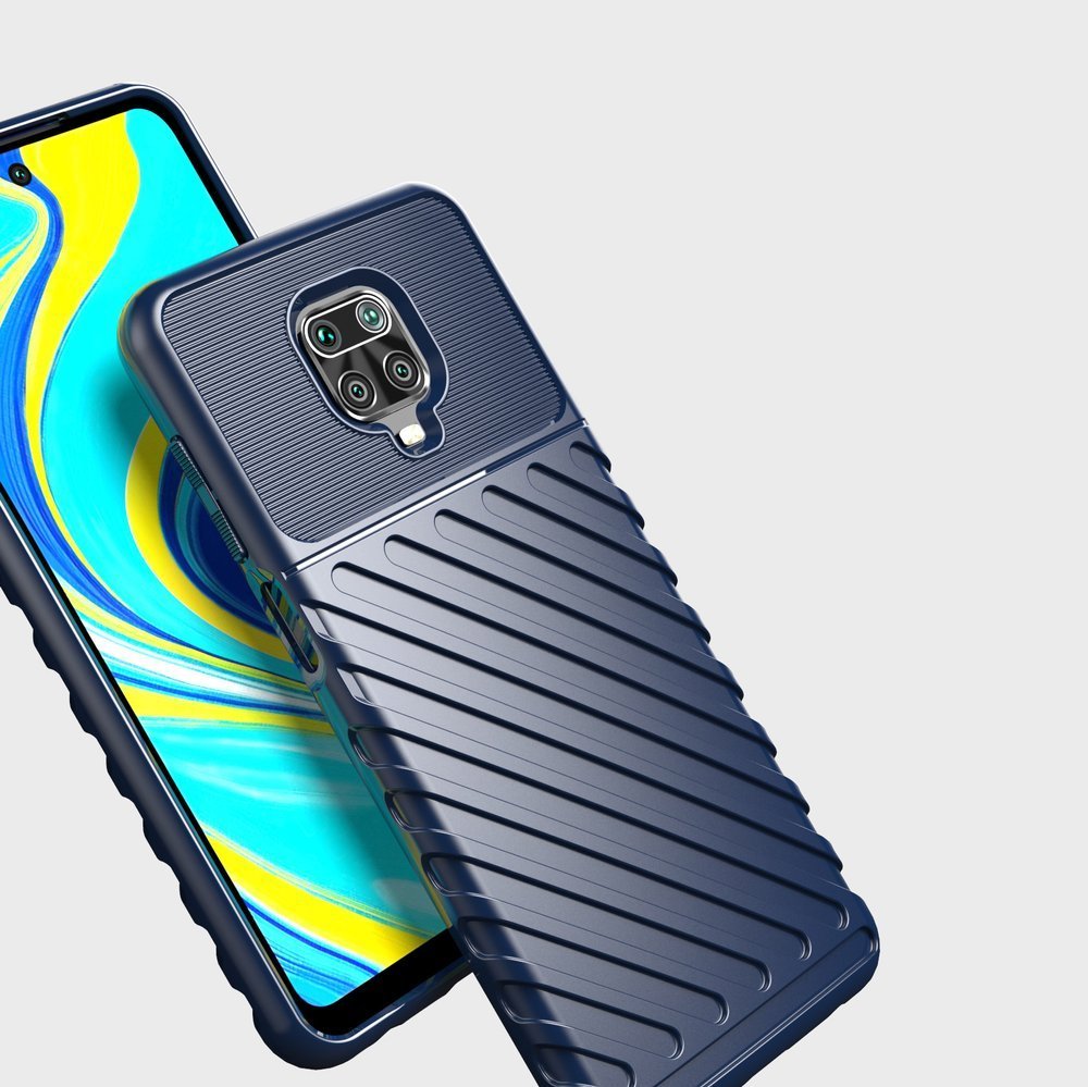 Pokrowiec Thunder Case czarny Xiaomi Redmi Note 9S / 9