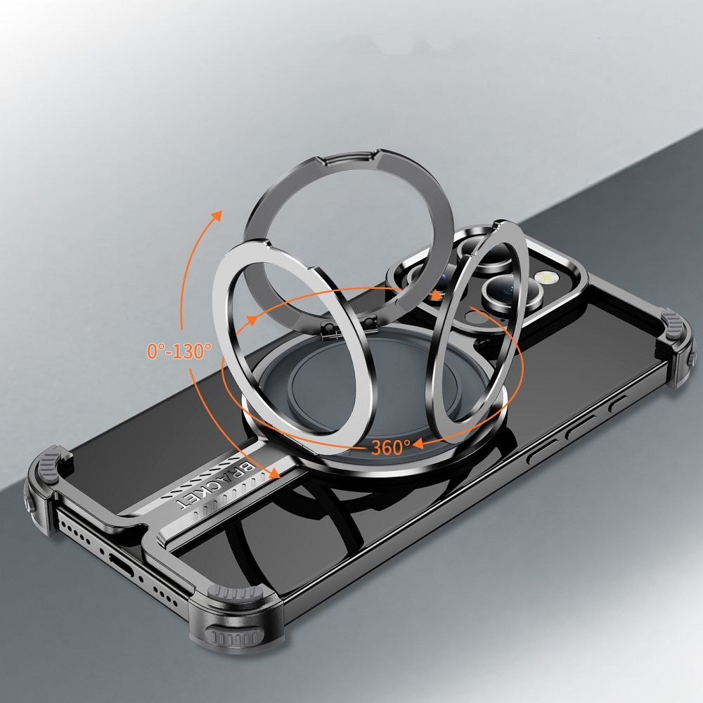 Pokrowiec TITANIUM Bracket czarny Apple iPhone 14 / 10