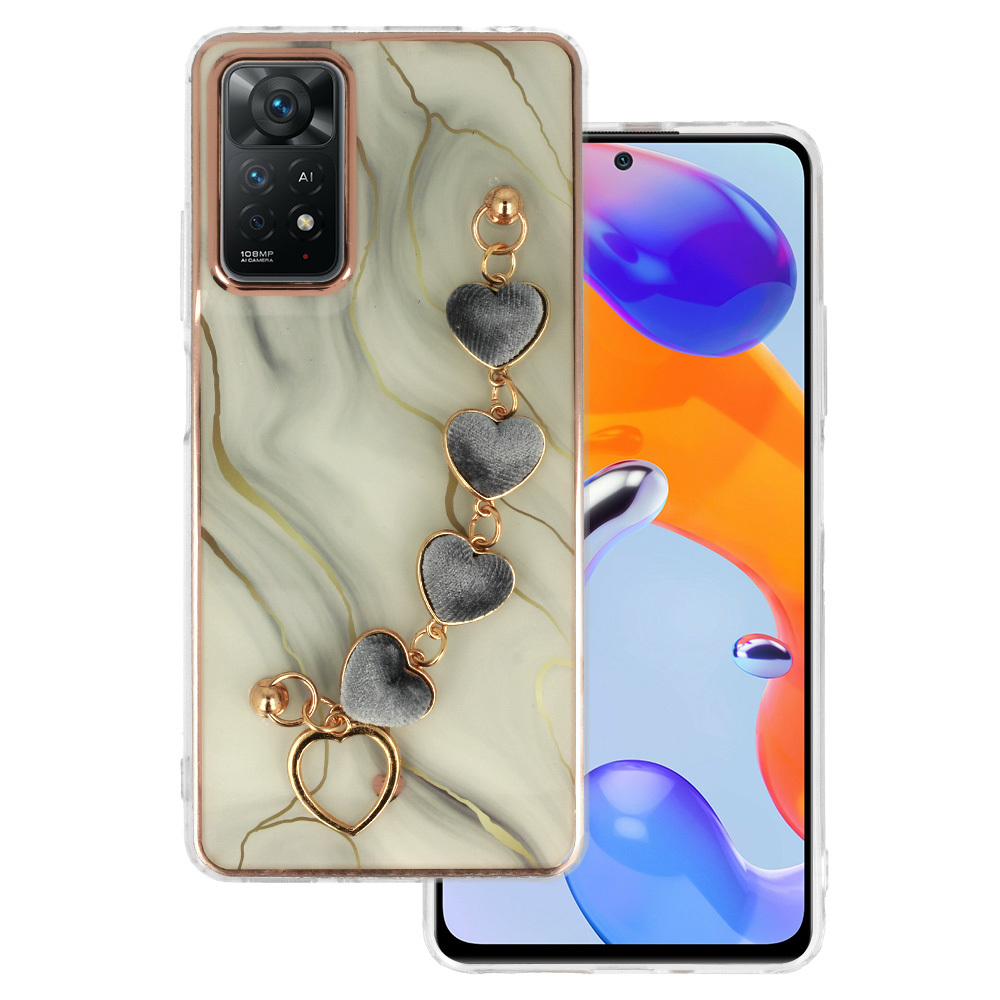 Pokrowiec Trend Case wzr 1 biay Xiaomi Redmi Note 11 Pro 5G