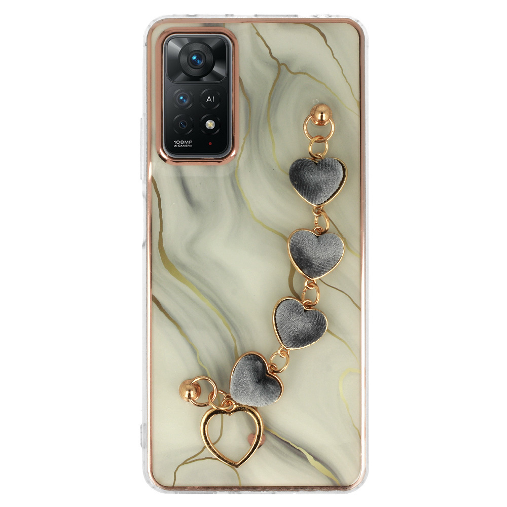 Pokrowiec Trend Case wzr 1 biay Xiaomi Redmi Note 11 Pro 5G / 2