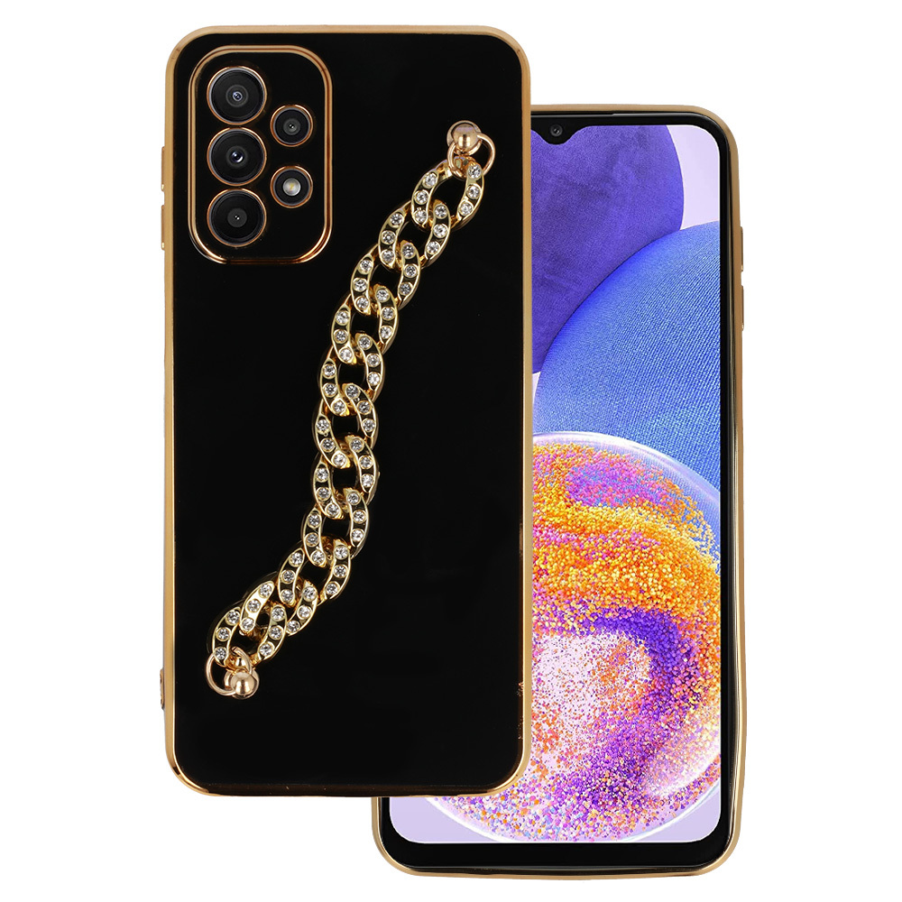 Pokrowiec Trend Case wzr 4 czarny Samsung Galaxy A23 4G