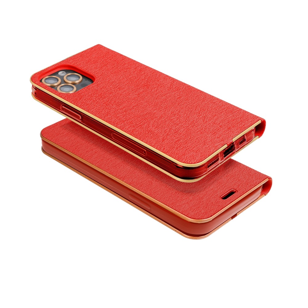 Etui zamykane z klapk i magnesem Vennus Book czerwony Samsung Galaxy A52S 5G / 2