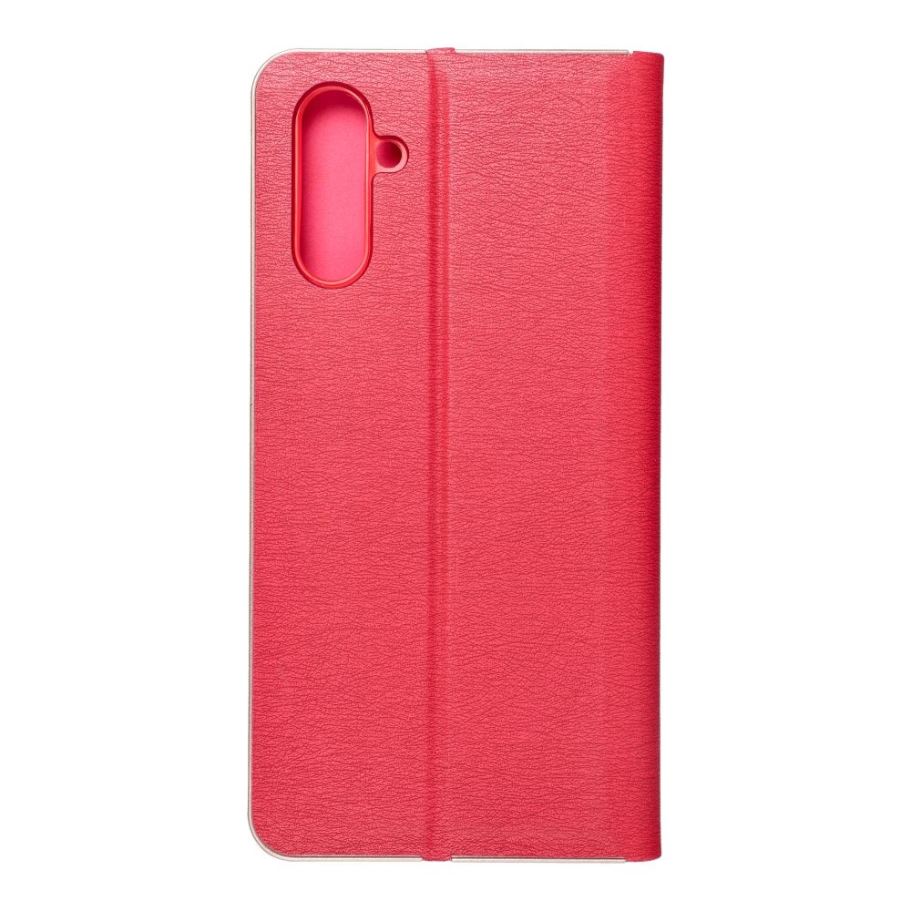 Etui zamykane z klapk i magnesem Vennus Book czerwony Samsung Galaxy A04S / 2