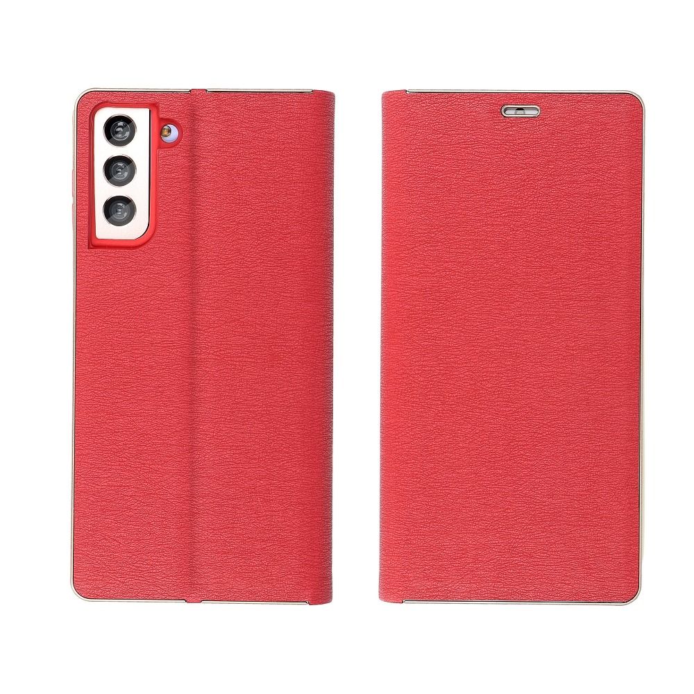 Etui zamykane z klapk i magnesem Vennus Book czerwony Samsung Galaxy A04S / 6