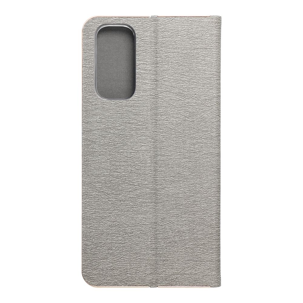 Etui zamykane z klapk i magnesem Vennus Book srebrny Xiaomi Redmi Note 11 / 2