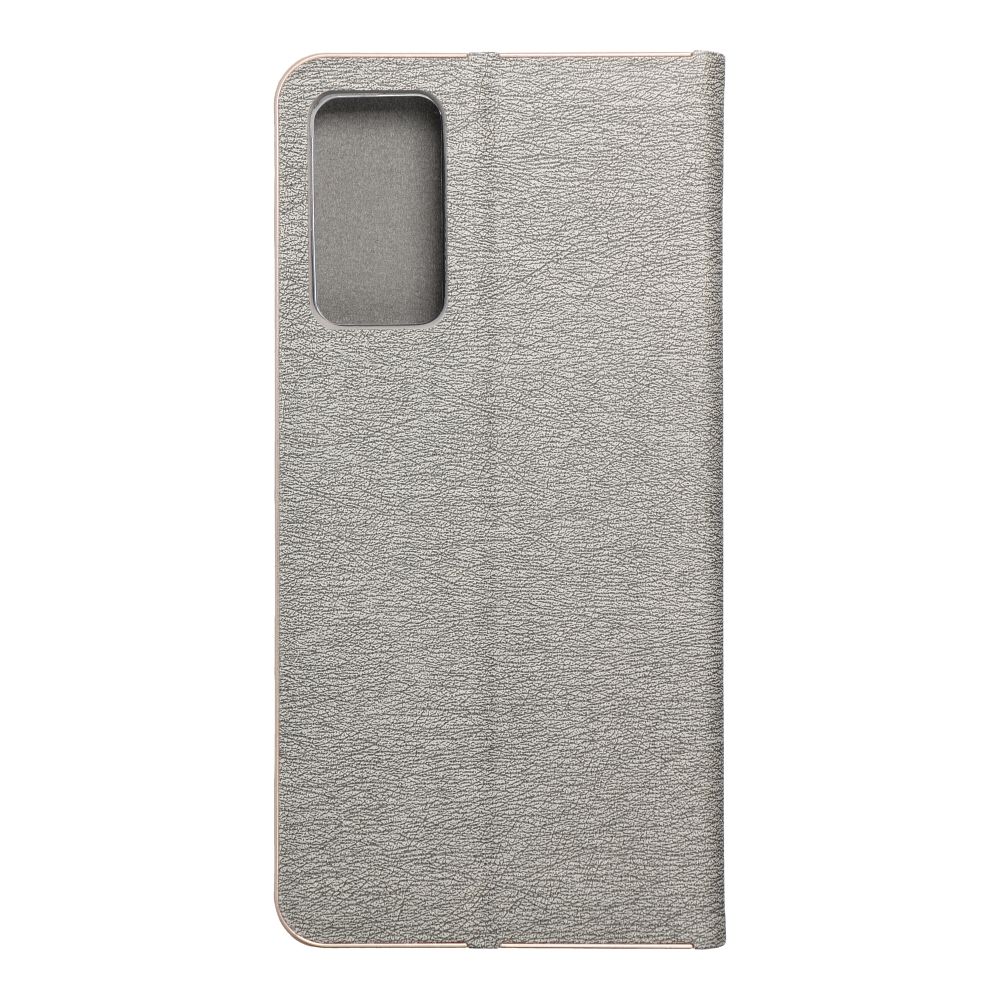 Etui zamykane z klapk i magnesem Vennus Book srebrny Xiaomi Redmi Note 11 Pro / 2