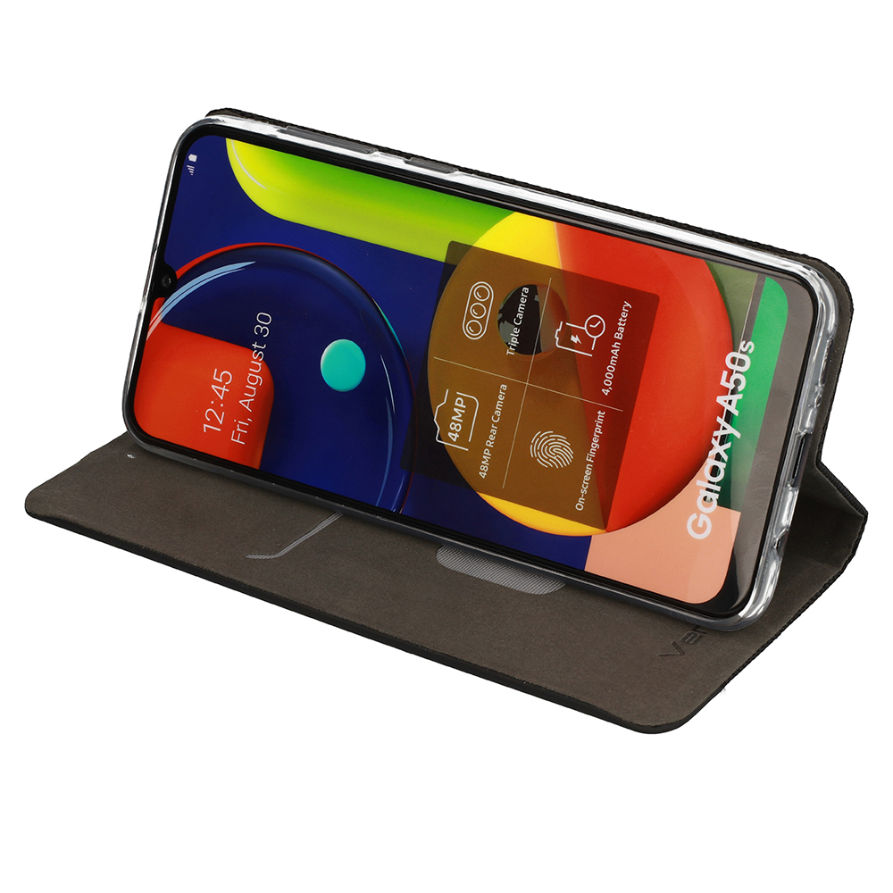 Etui zamykane z klapk i magnesem Vennus Sensitive Book czerwony Samsung Galaxy M22 / 6