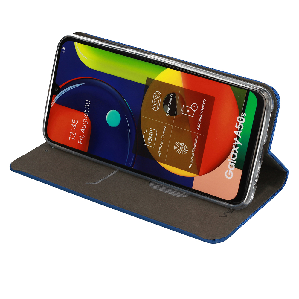 Etui zamykane z klapk i magnesem Vennus Sensitive Book niebieski Samsung A52 LTE / 6