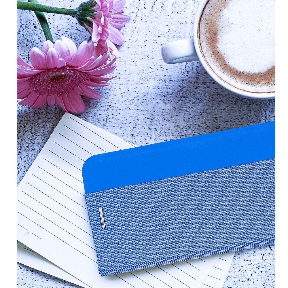 Etui zamykane z klapk i magnesem Vennus Sensitive Book niebieski Xiaomi Redmi Note 11S 5G / 9