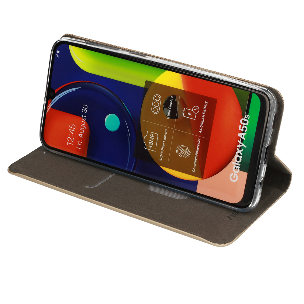 Etui zamykane z klapk i magnesem Vennus Sensitive Book zoty Samsung Galaxy A22 5G / 6