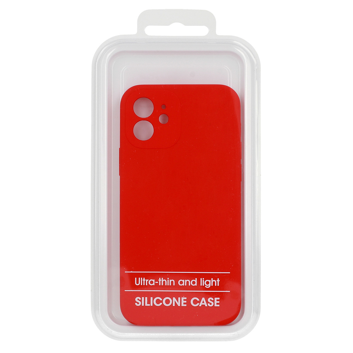 Pokrowiec Vennus Silicone Lite czerwony Apple iPhone 12 / 4