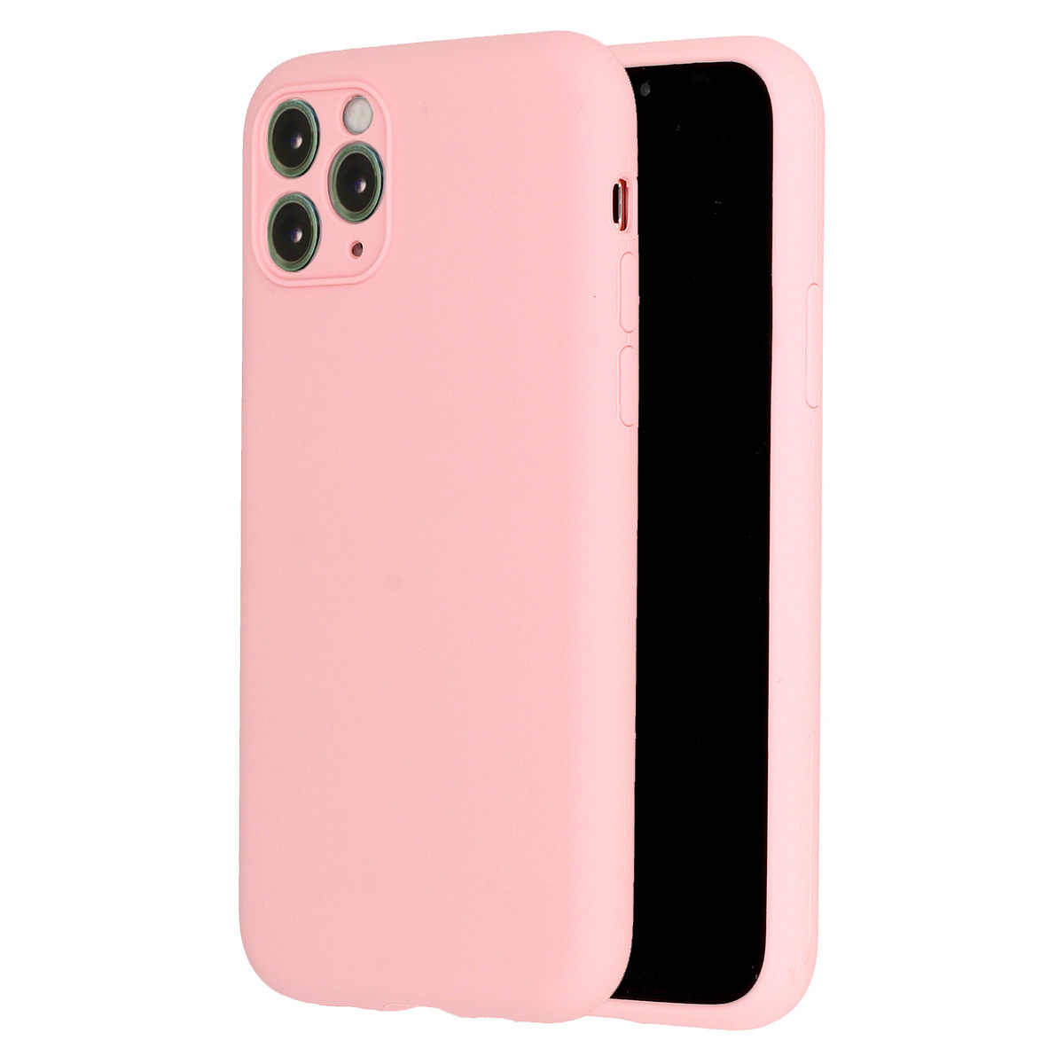 Pokrowiec Vennus Silicone Lite jasnorowy Apple iPhone 12 Pro Max