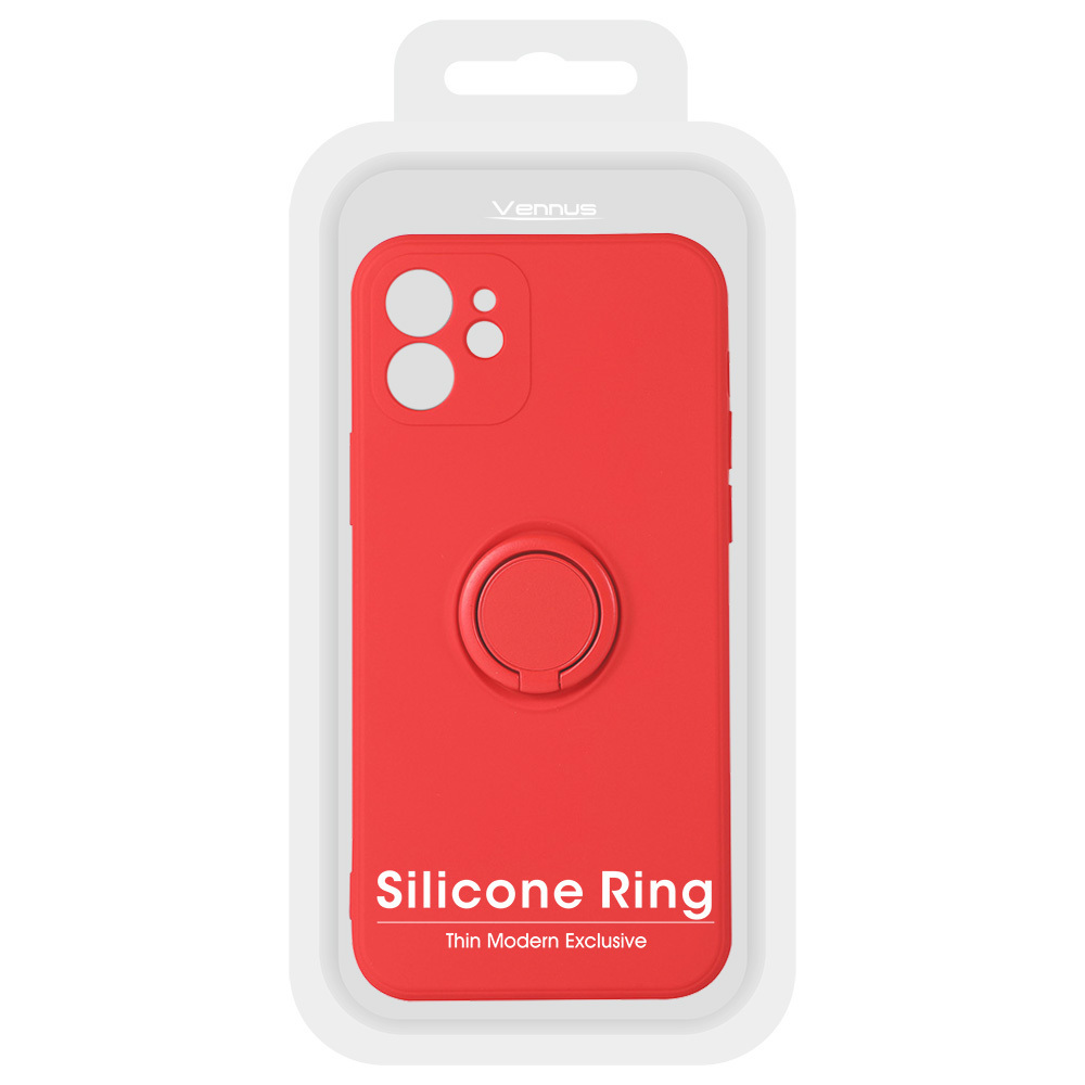 Pokrowiec Vennus Silicone Ring czerwony Xiaomi Redmi 10C / 6