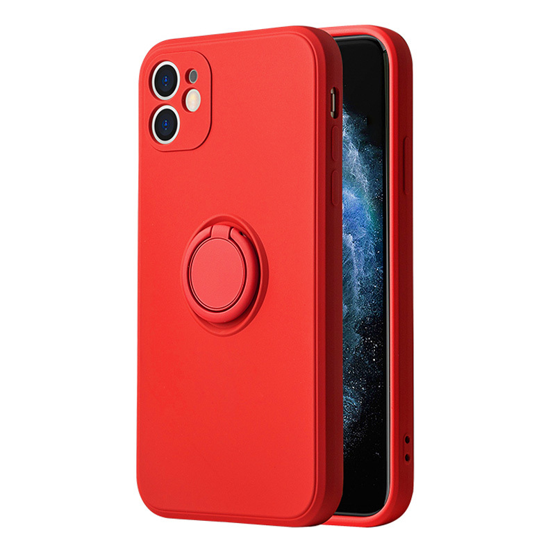 Pokrowiec Vennus Silicone Ring czerwony Xiaomi Redmi Note 10 Pro Max