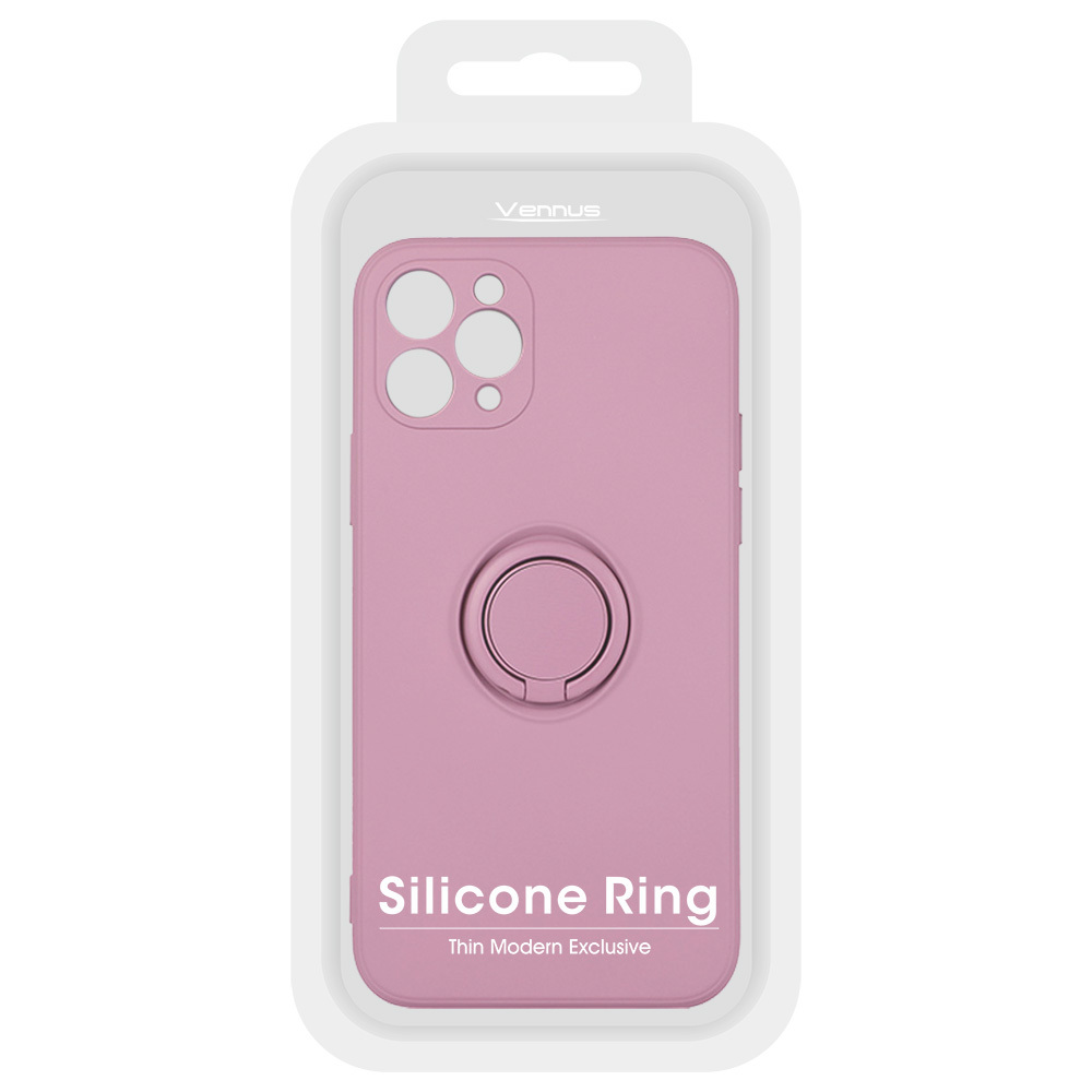 Pokrowiec Vennus Silicone Ring fioletowy Samsung A52 LTE / 11