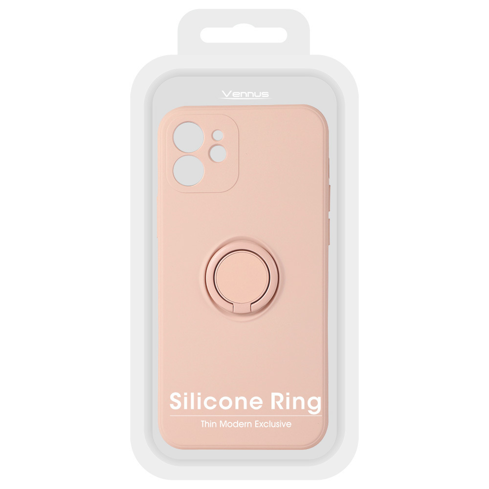 Pokrowiec Vennus Silicone Ring jasnorowy Samsung Galaxy A25 5G / 6