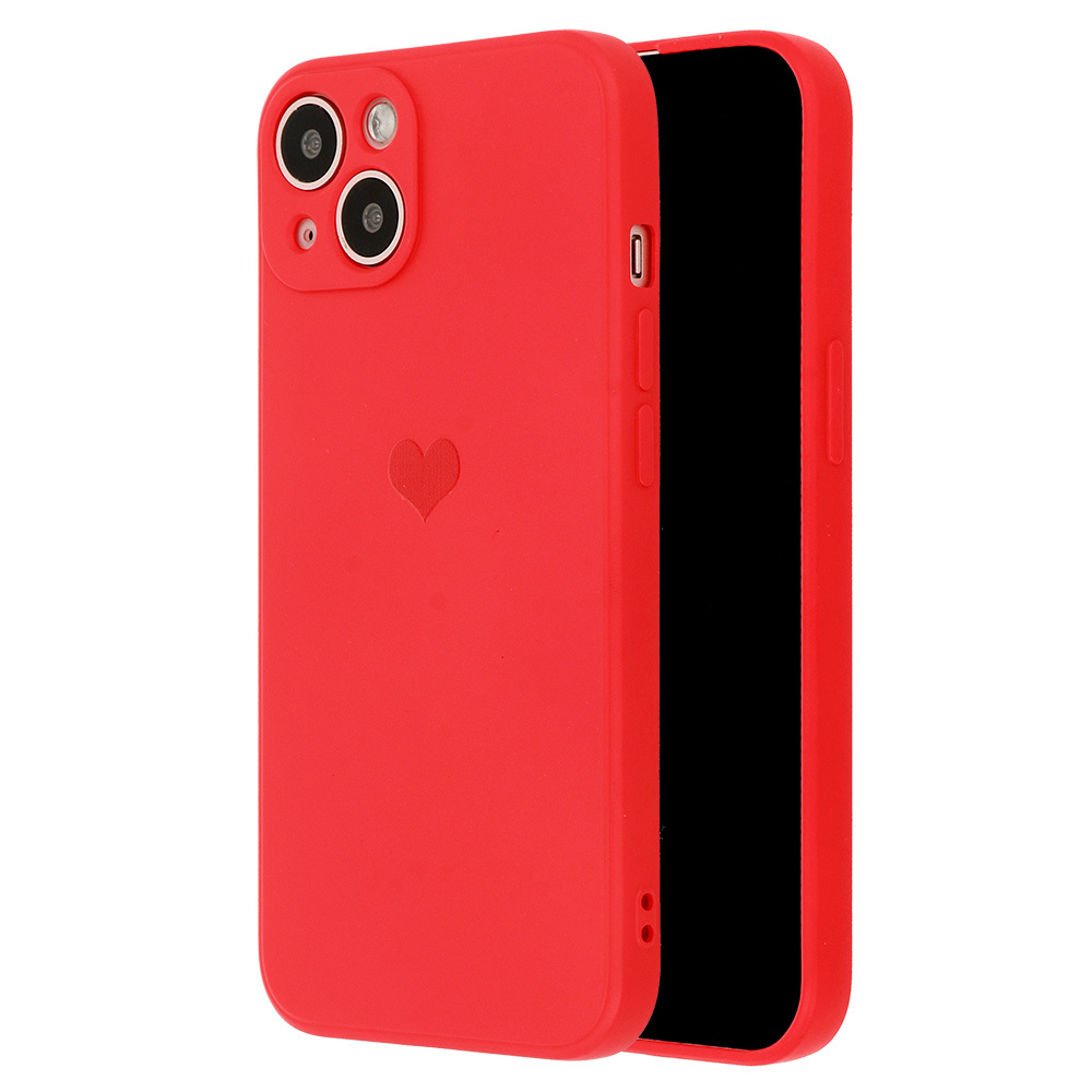 Pokrowiec Vennus Silicone Serce czerwony Apple iPhone 7