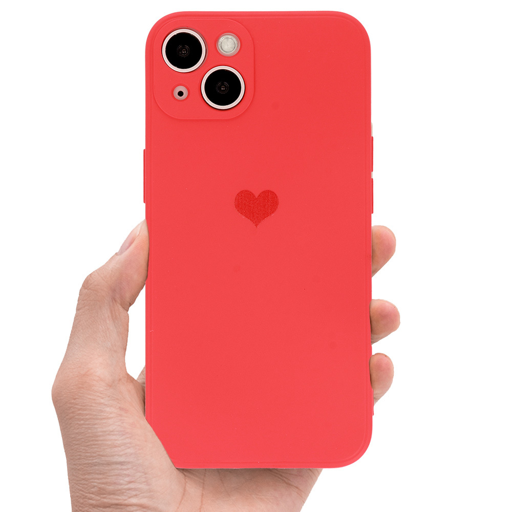 Pokrowiec Vennus Silicone Serce czerwony Xiaomi Redmi 9A / 6