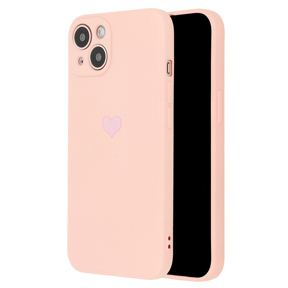 Pokrowiec Vennus Silicone Serce rowy Apple iPhone XS