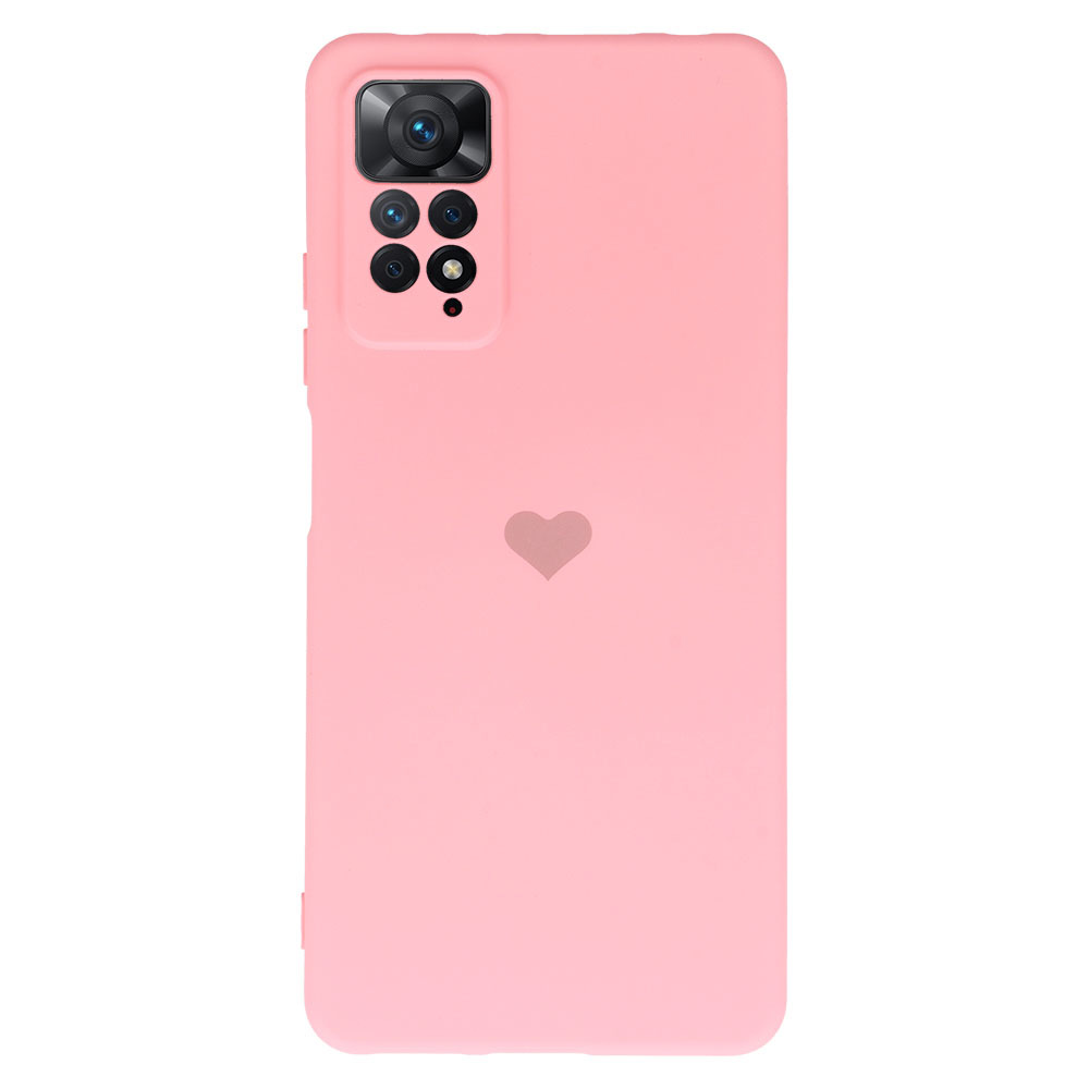 Pokrowiec Vennus Silicone Serce rowy Xiaomi Redmi Note 11 Pro / 2