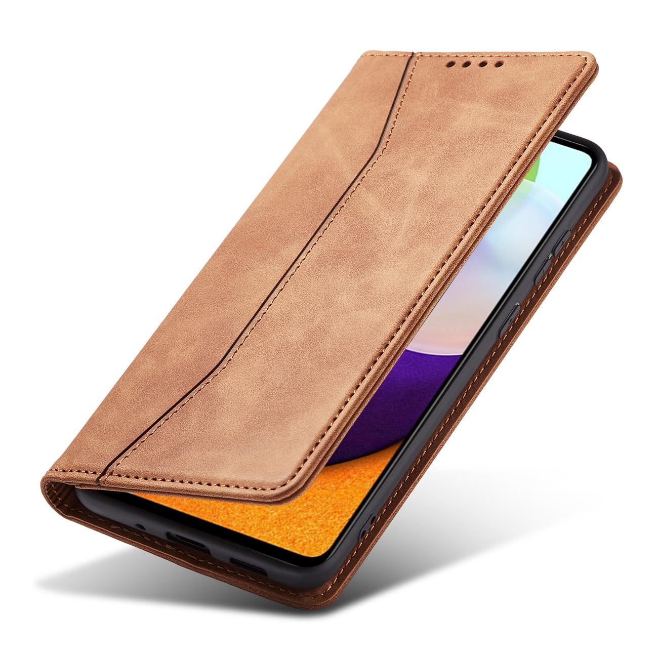 Pokrowiec Wallet Magnet brzowy Samsung A52 5G / 4