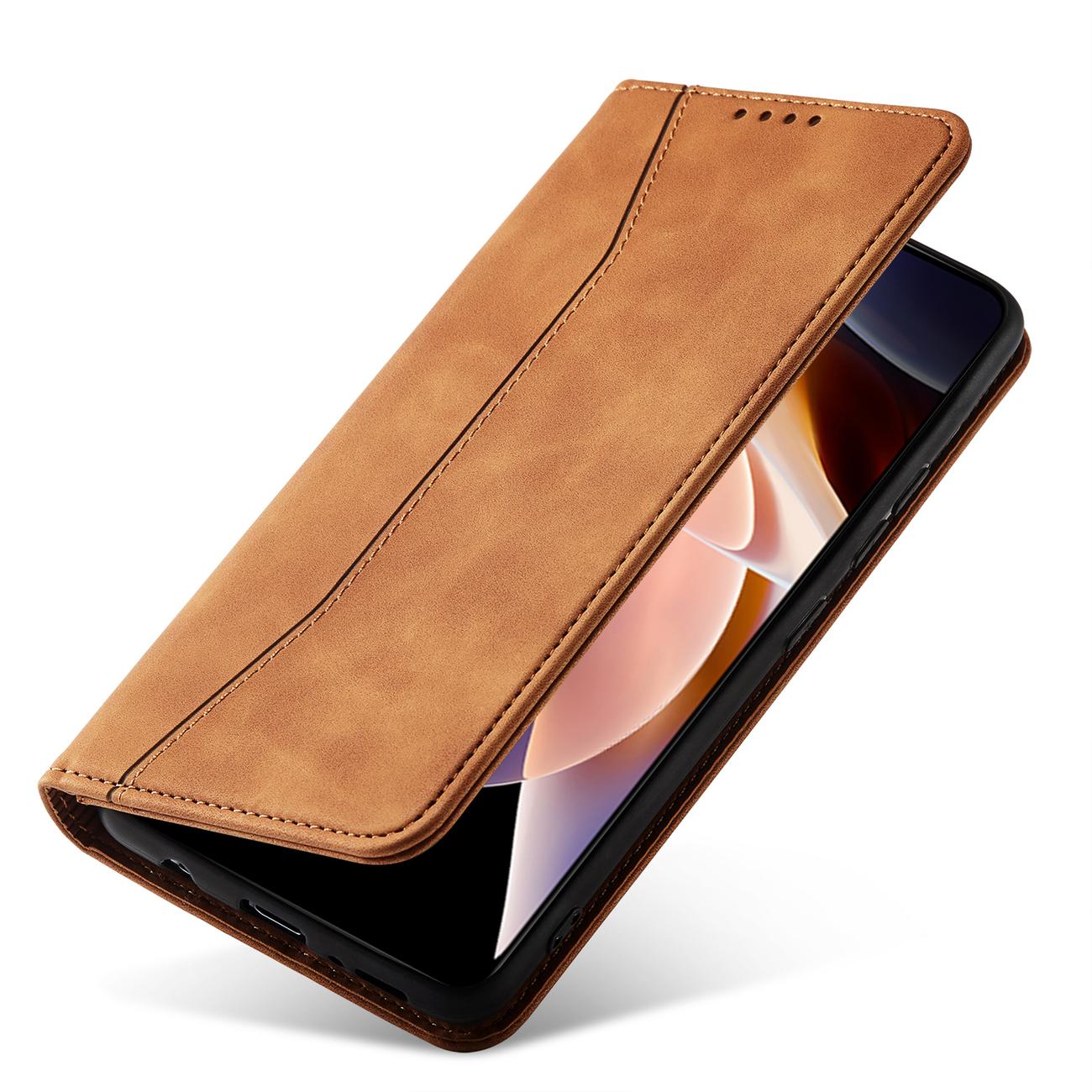 Pokrowiec Wallet Magnet brzowy Xiaomi Redmi Note 11 / 3