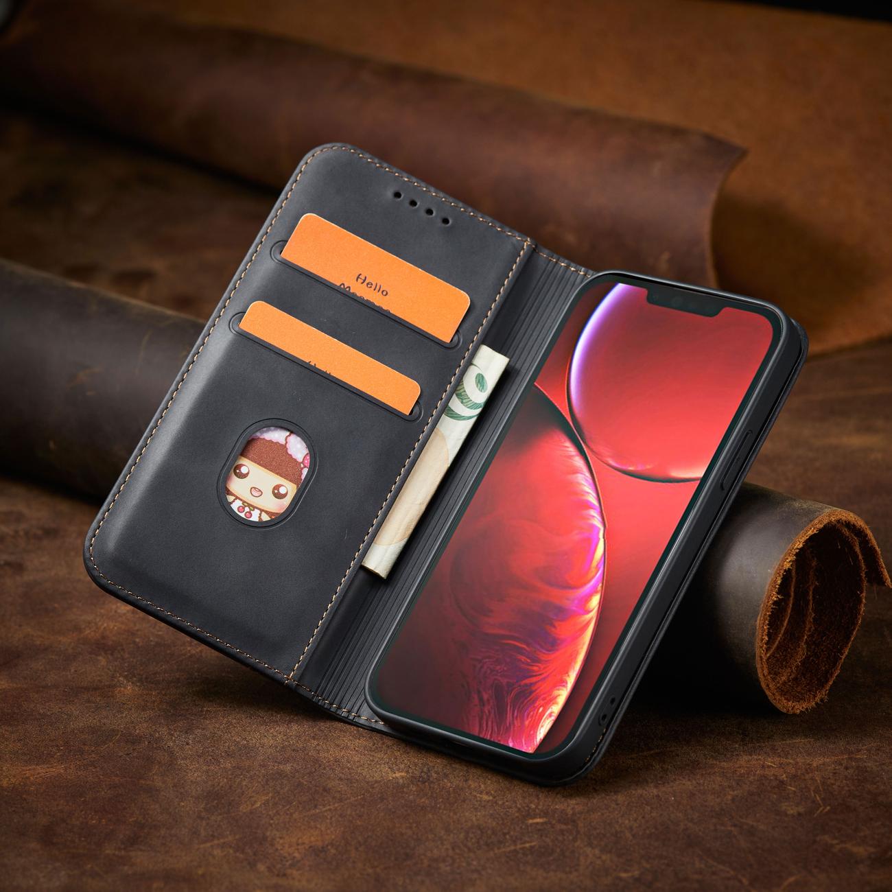 Pokrowiec Wallet Magnet czarny Apple iPhone 13 Pro Max / 10