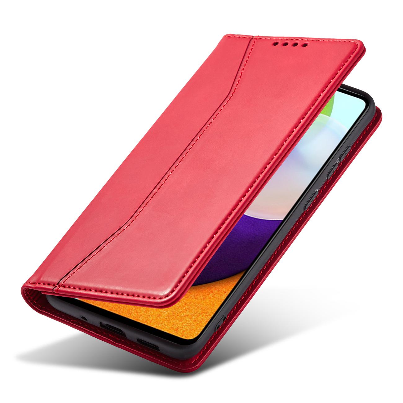 Pokrowiec Wallet Magnet czerwony Samsung A52 / 10