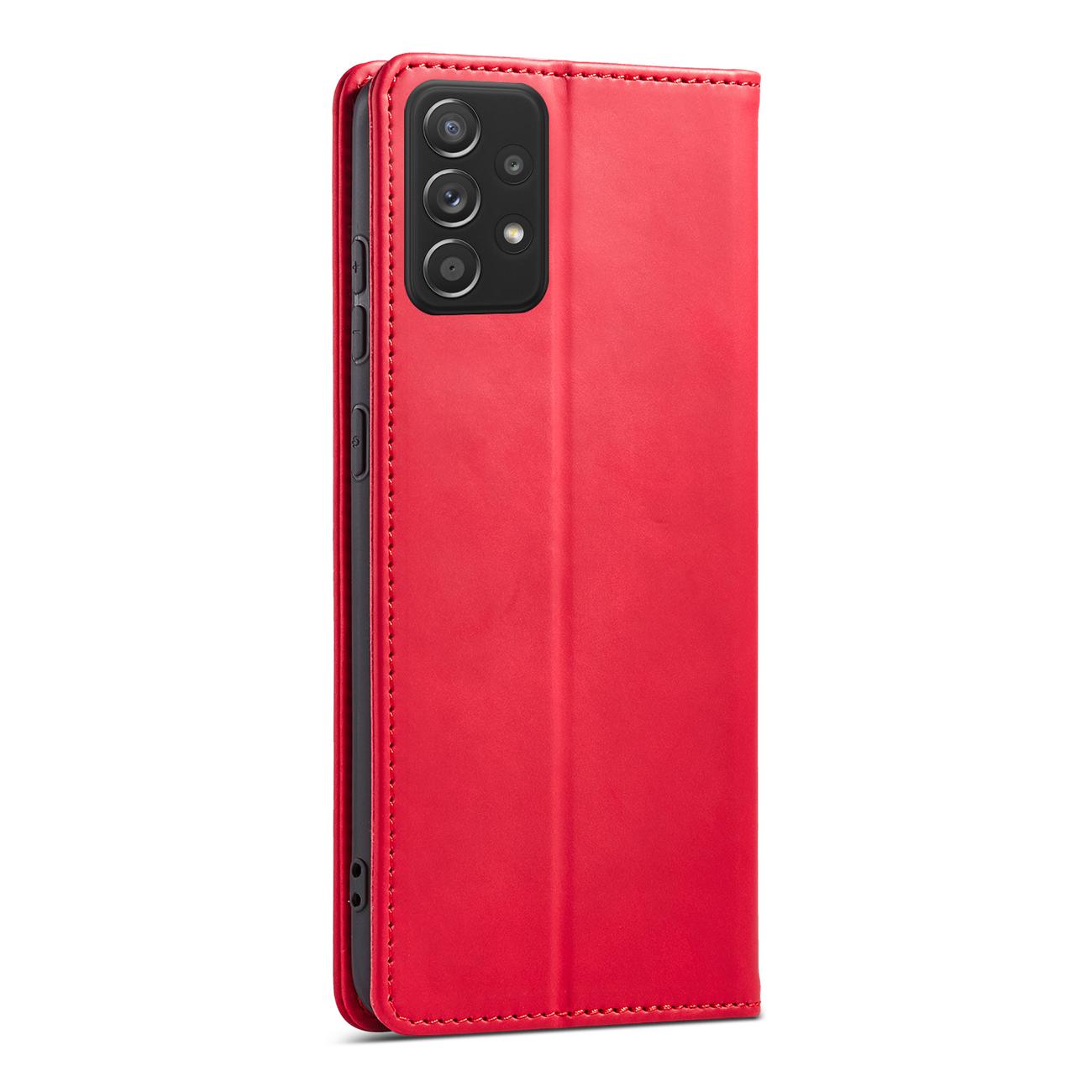 Pokrowiec Wallet Magnet czerwony Samsung A52 / 3