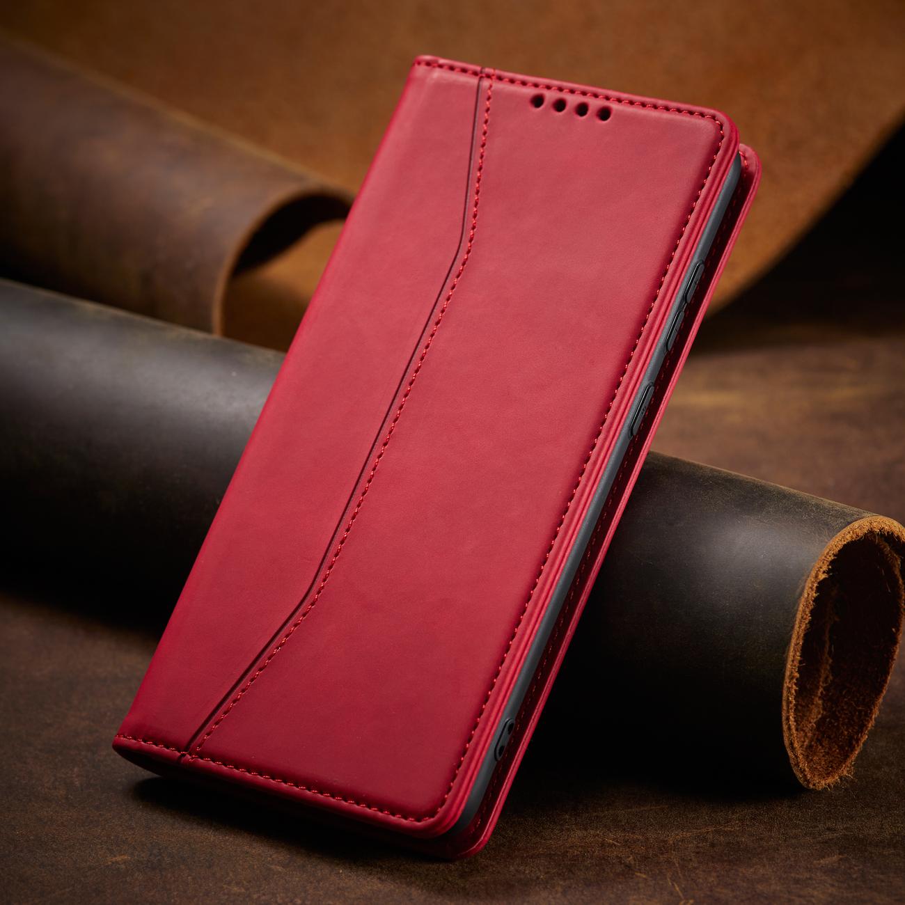 Pokrowiec Wallet Magnet czerwony Samsung A52 / 5