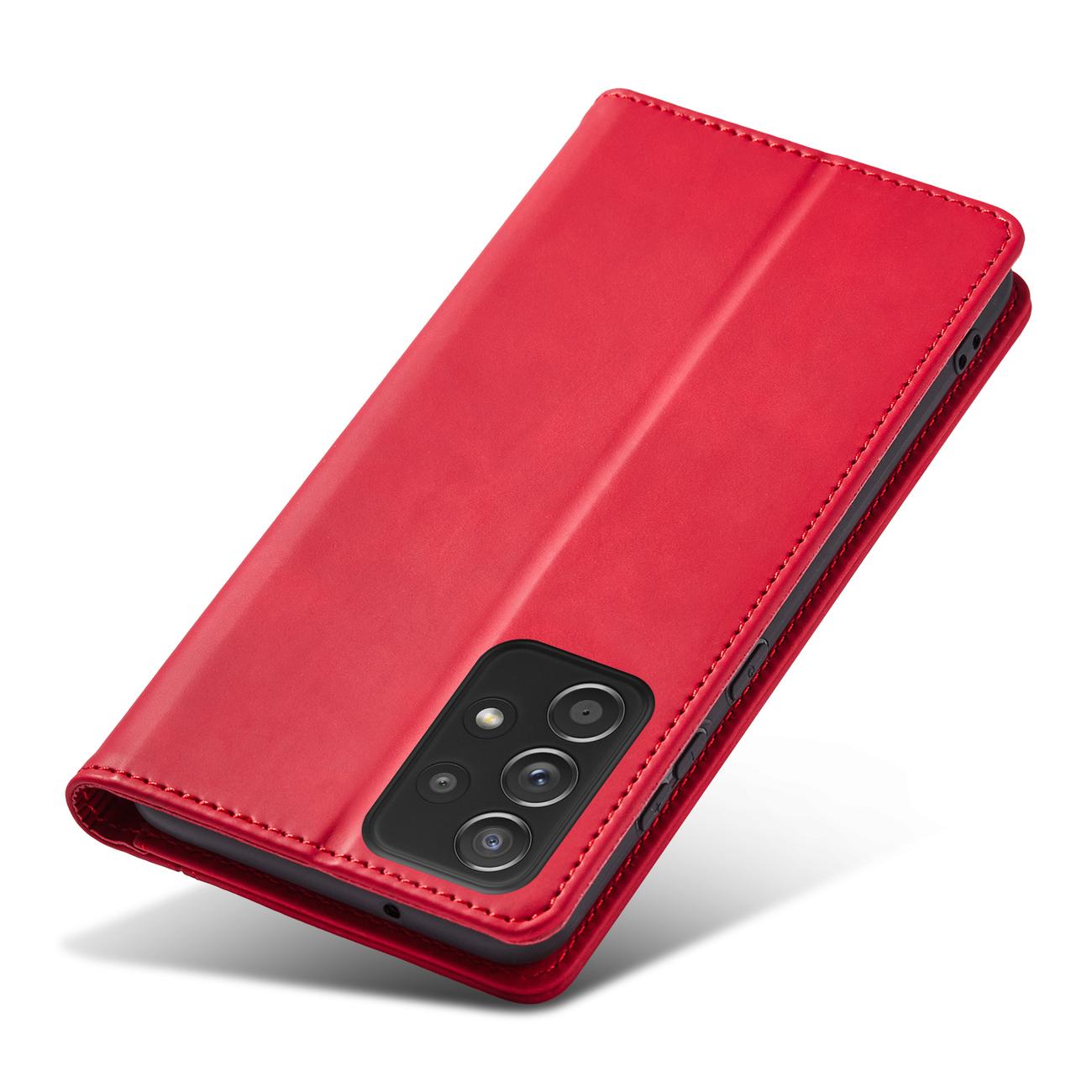 Pokrowiec Wallet Magnet czerwony Samsung A52 / 8