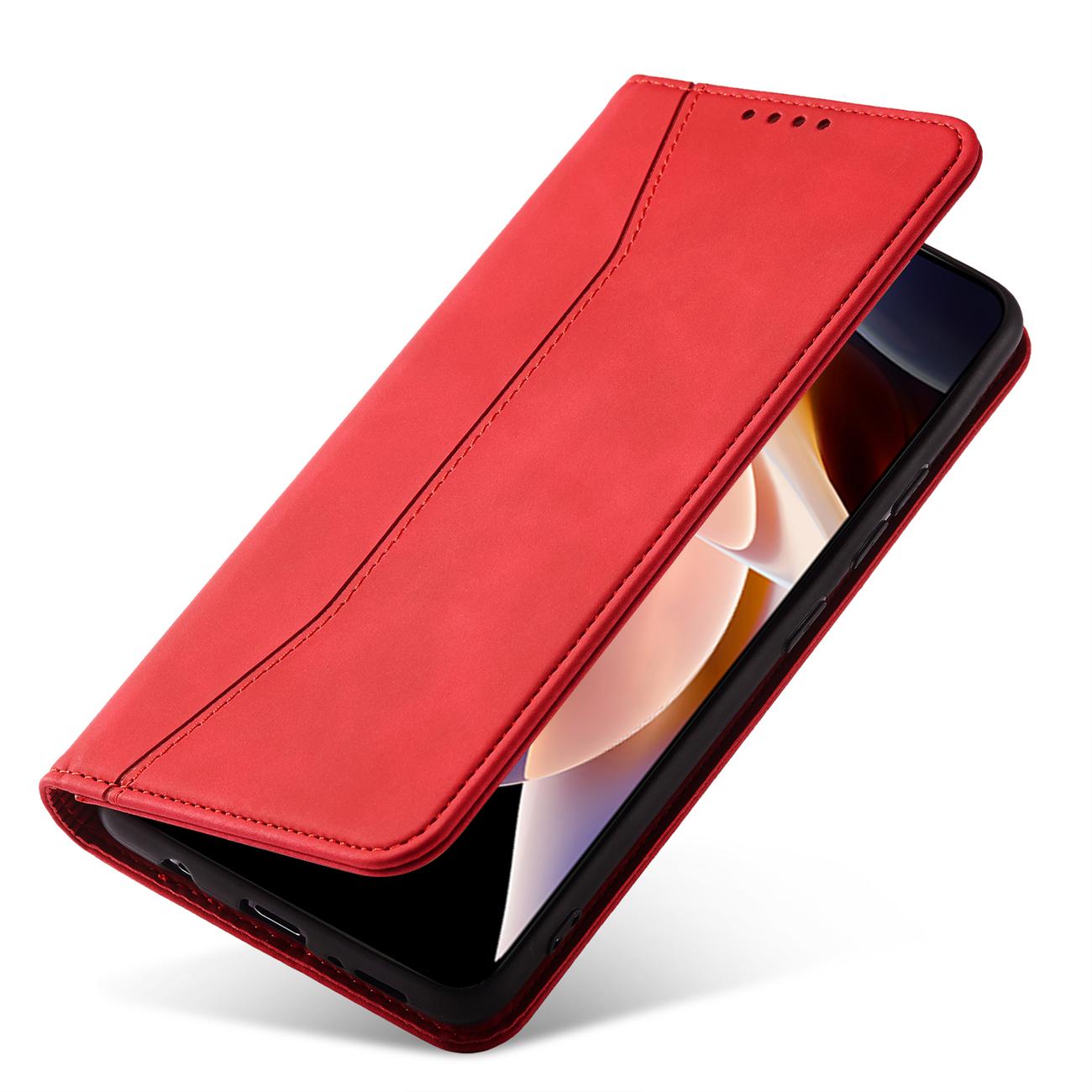 Pokrowiec Wallet Magnet czerwony Xiaomi Redmi Note 11 Pro / 5