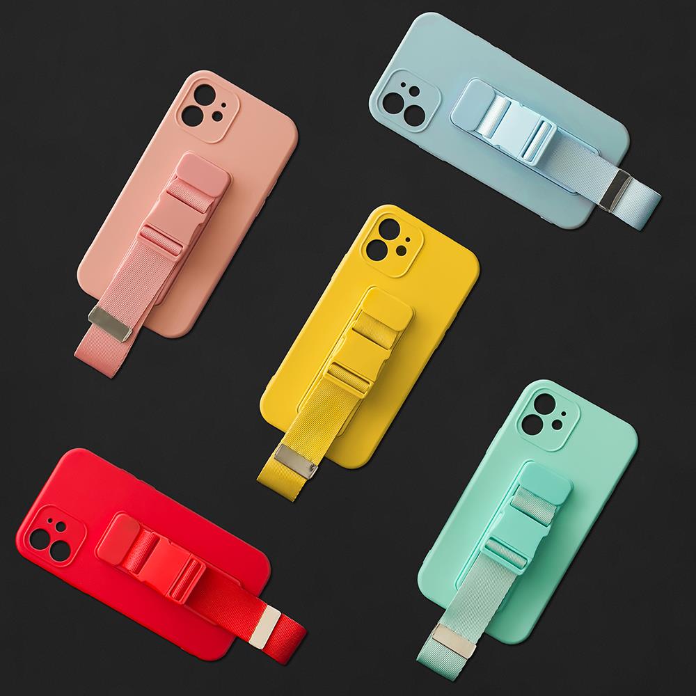 Pokrowiec elowy Rope Case ze smycz granatowy Xiaomi POCO M4 Pro 5G / 12