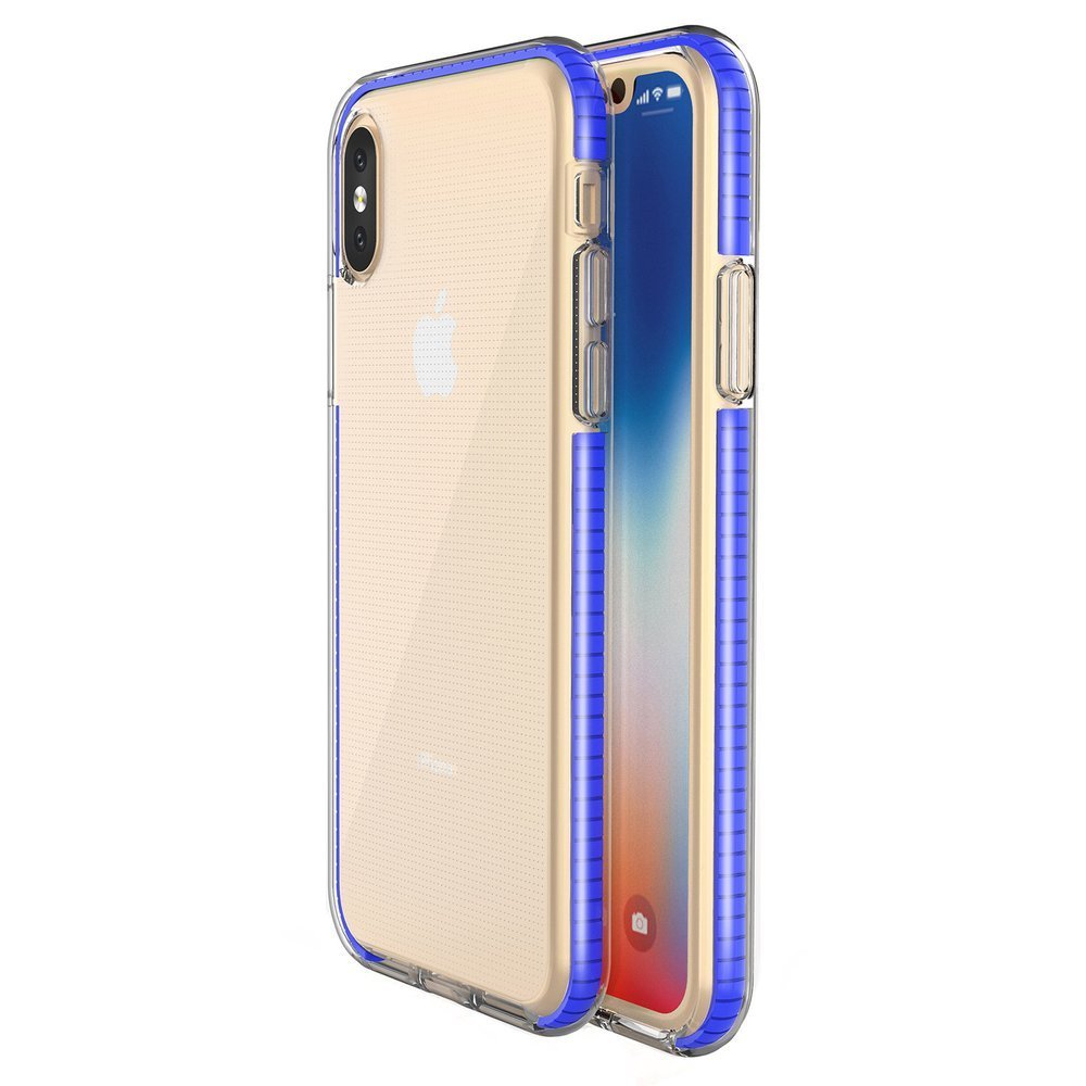 Pokrowiec elowy Spring Case ciemnoniebieski Apple iPhone X