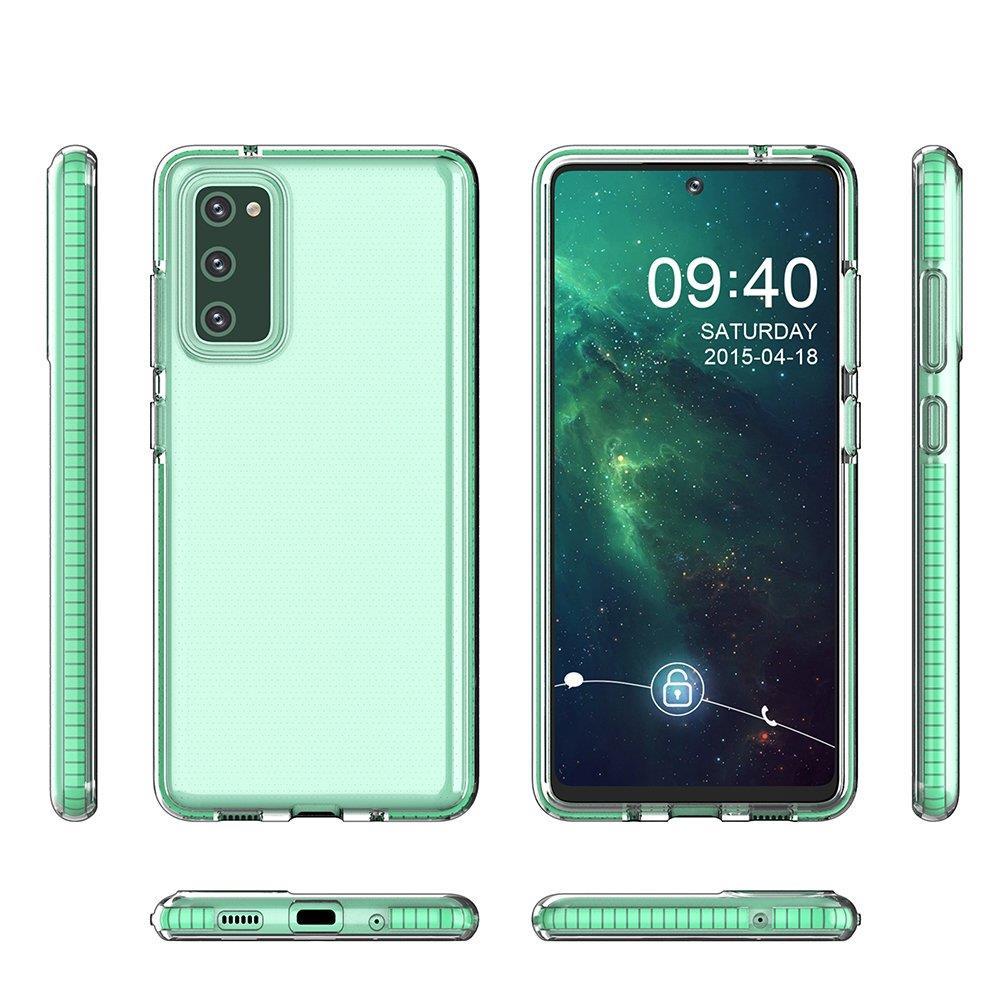 Pokrowiec elowy Spring Case ciemnoniebieski Samsung Galaxy M12 / 2