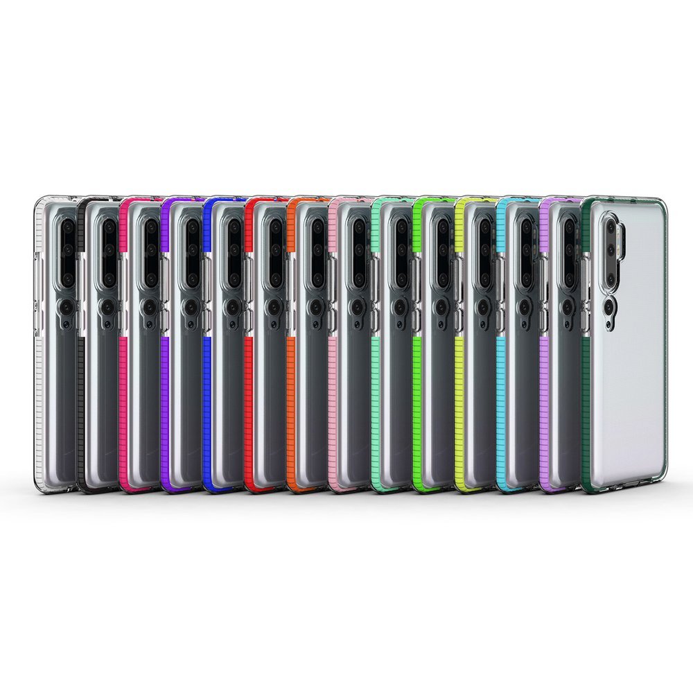 Pokrowiec elowy Spring Case ciemnoniebieski Xiaomi Mi Note 10 Pro / 5