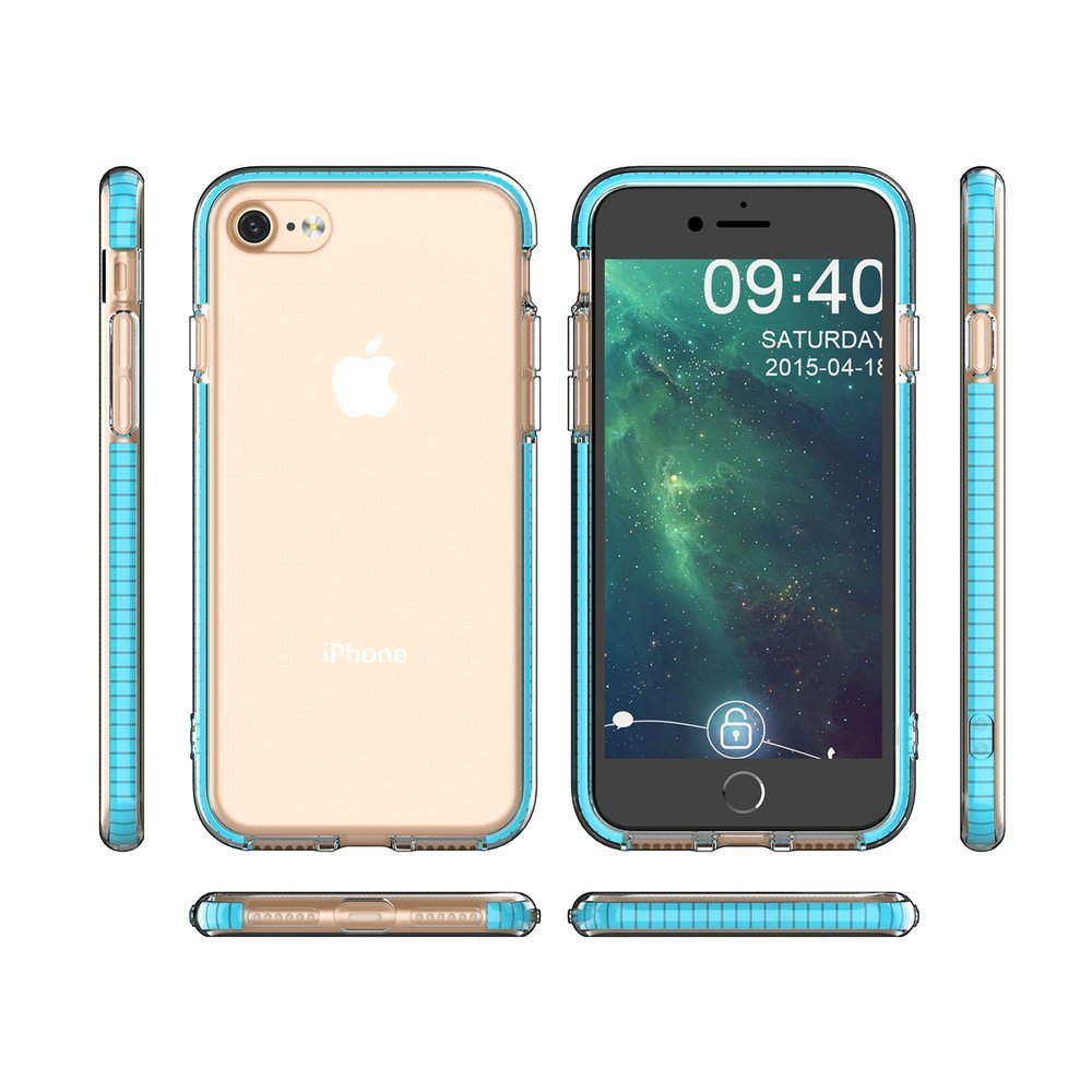 Pokrowiec elowy Spring Case ciemnorowy Apple iPhone 8 / 3