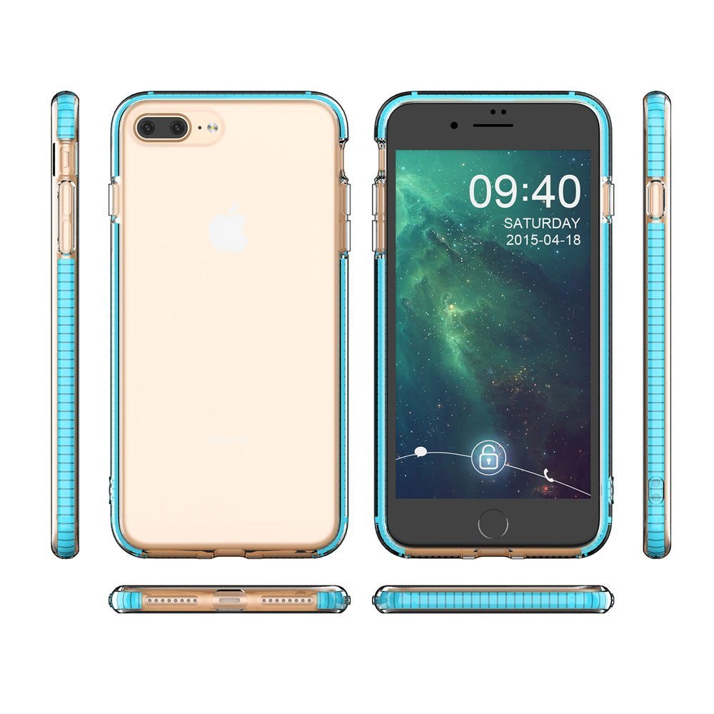 Pokrowiec elowy Spring Case ciemnorowy Apple iPhone 8 Plus / 4