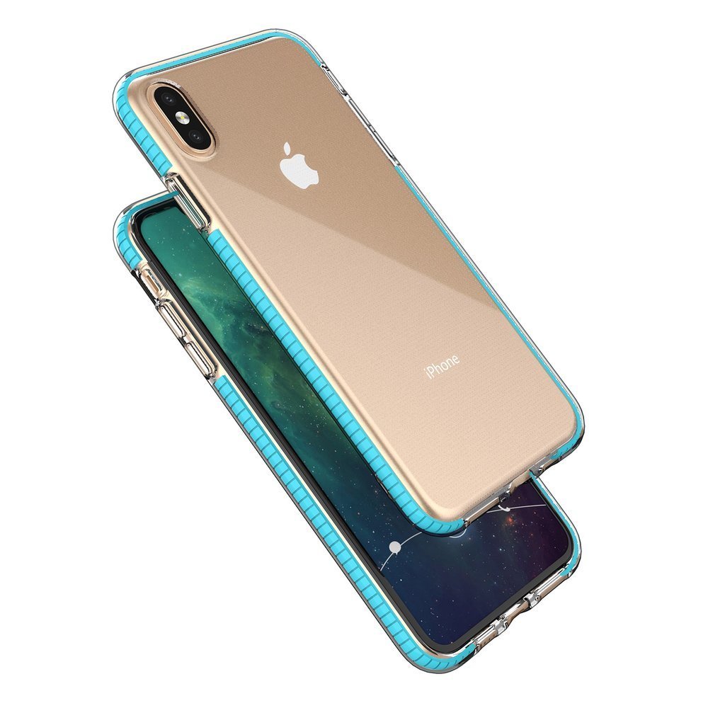 Pokrowiec elowy Spring Case ciemnorowy Apple iPhone XS Max / 2