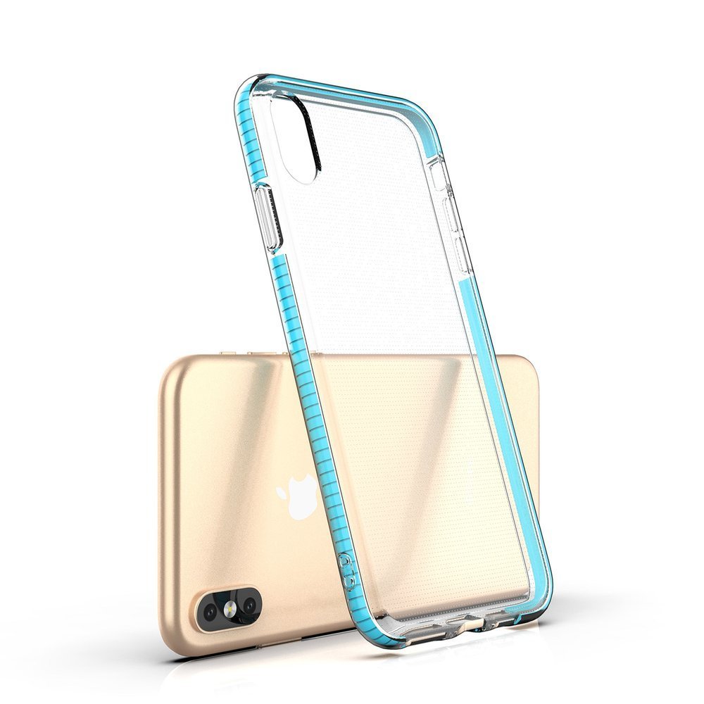 Pokrowiec elowy Spring Case ciemnorowy Apple iPhone XS Max / 3