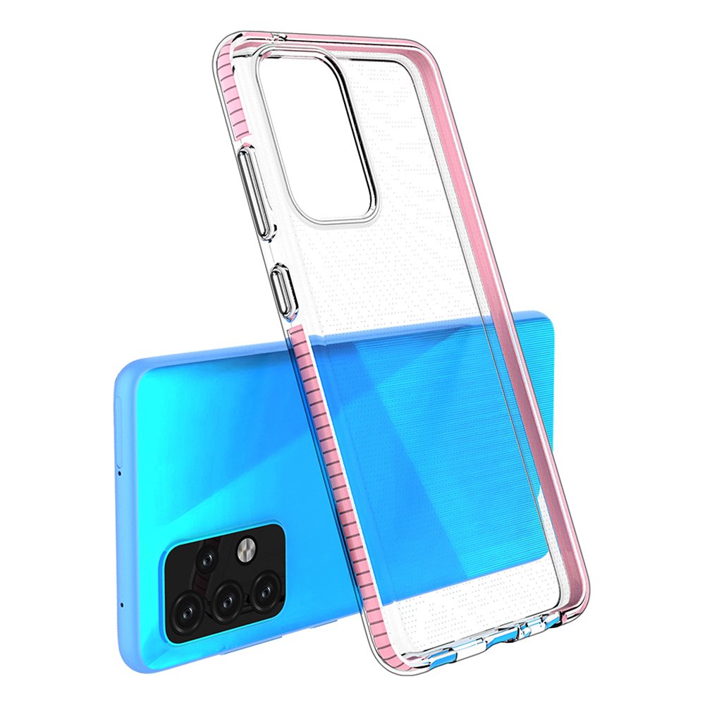 Pokrowiec elowy Spring Case ciemnorowy Samsung A52 LTE / 3