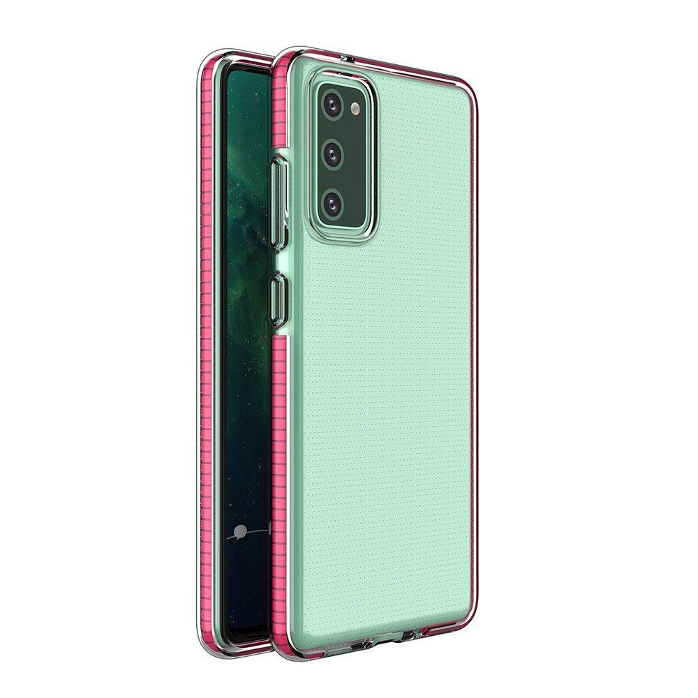 Pokrowiec elowy Spring Case ciemnorowy Samsung A72 4G