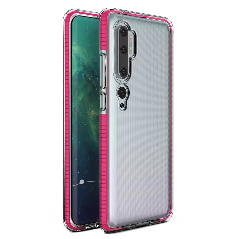 Pokrowiec elowy Spring Case ciemnorowy Xiaomi Mi Note 10