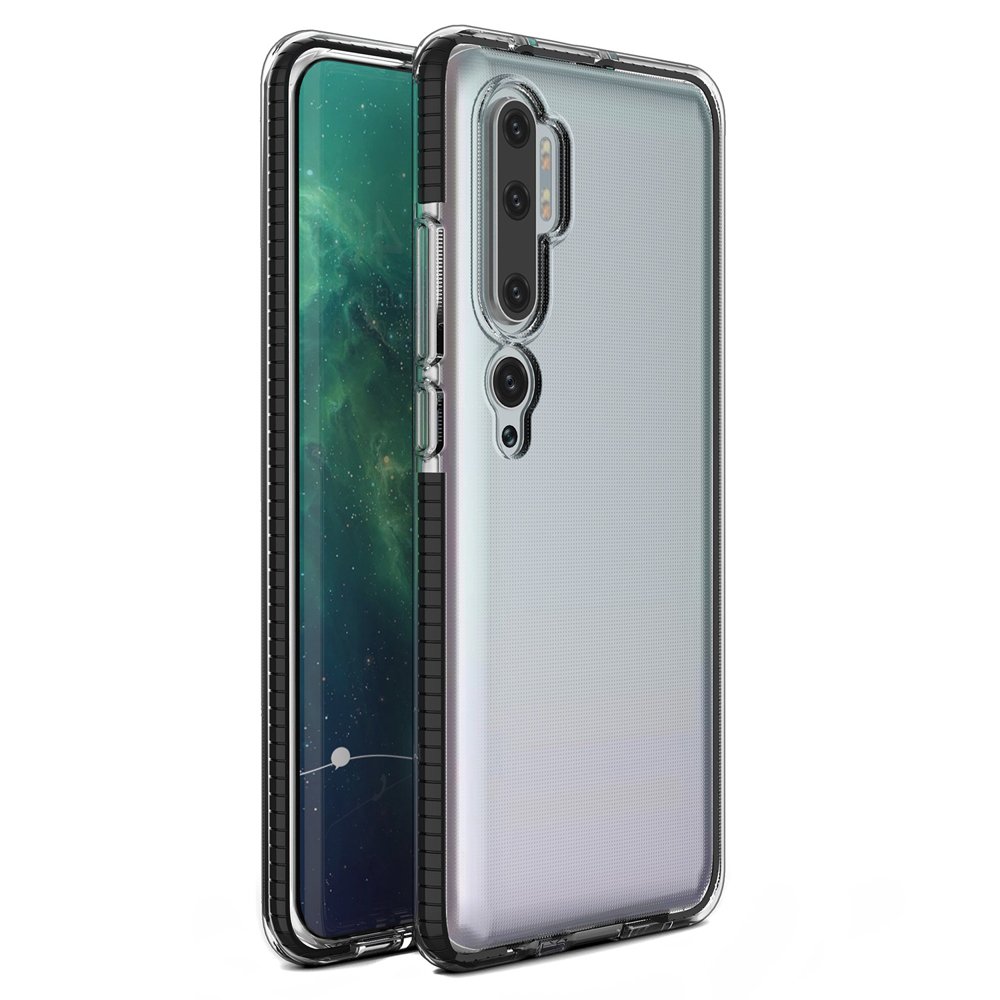 Pokrowiec elowy Spring Case czarny Xiaomi Mi Note 10 Pro