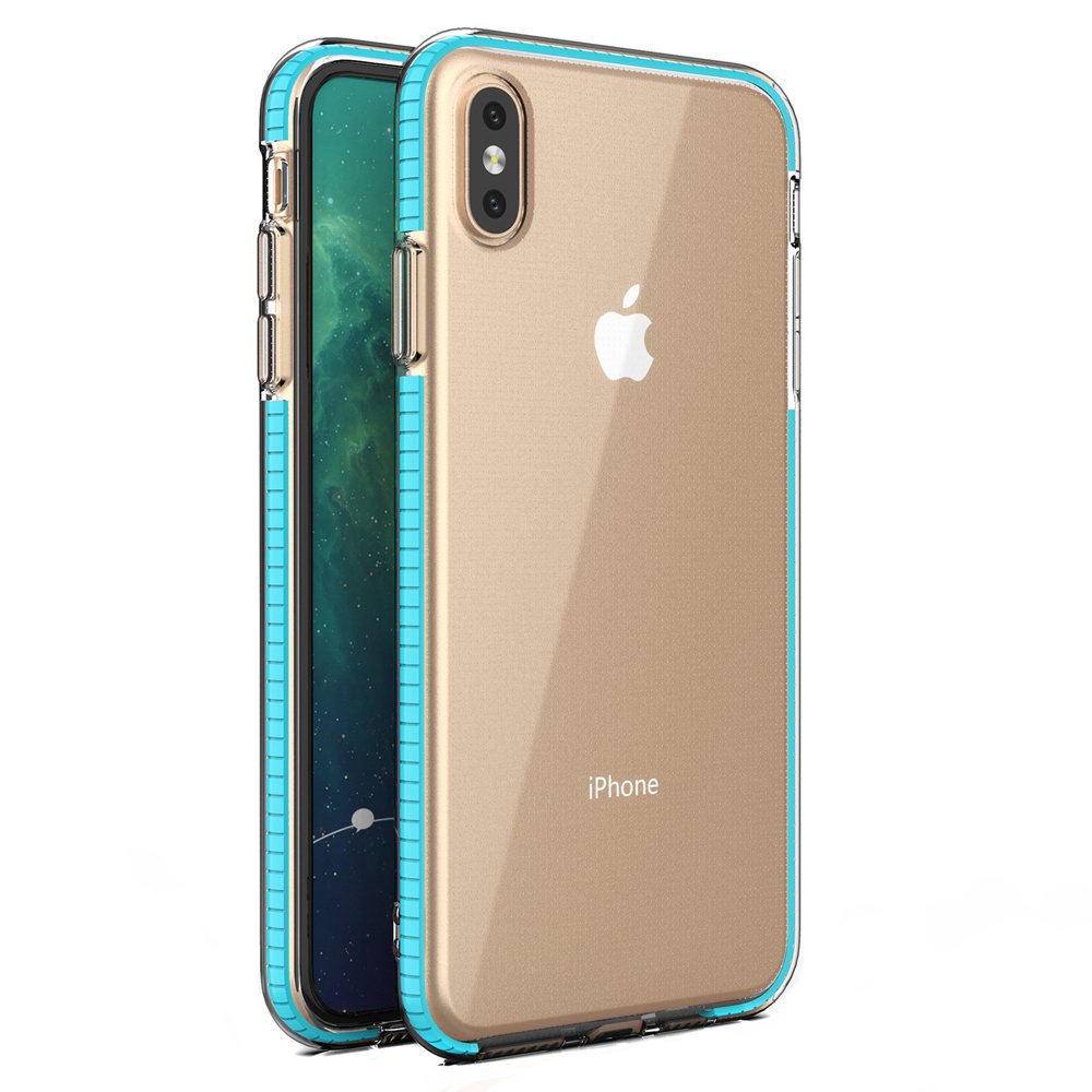 Pokrowiec elowy Spring Case jasnoniebieski Apple iPhone XS Max