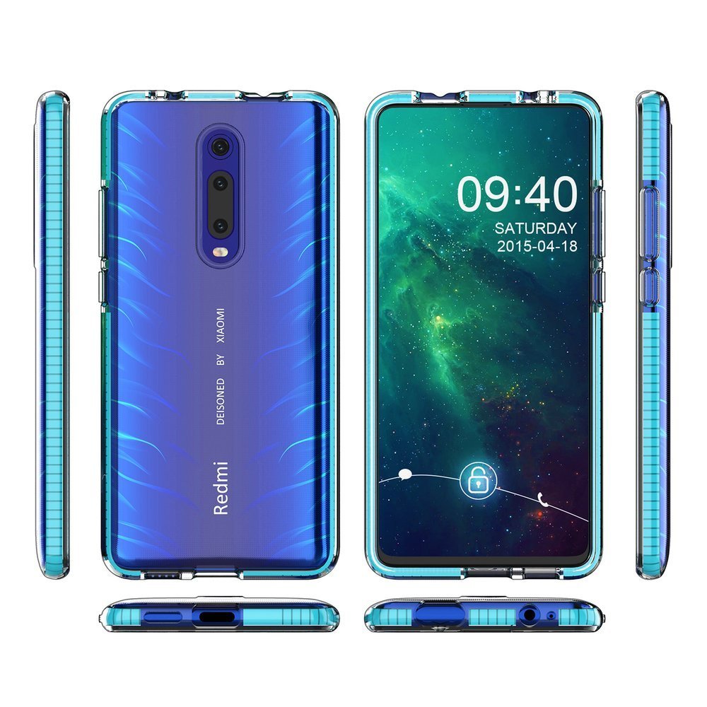 Pokrowiec elowy Spring Case jasnoniebieski Xiaomi Mi 9T / 4