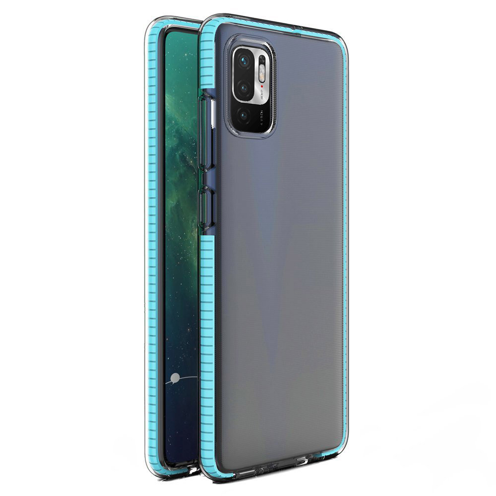 Pokrowiec elowy Spring Case jasnoniebieski Xiaomi Redmi Note 10 5G